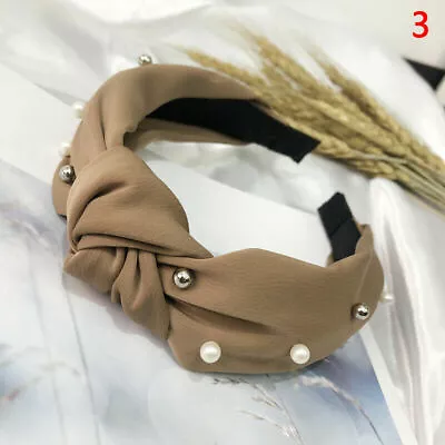 £3.21 • Buy Women's Headband Alice Band Top Twist Knot Fashion Plain Headband Twist Hairband