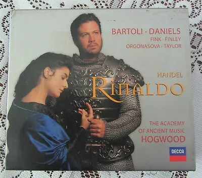 Handel - Rinaldo (3 X CD + Booklet 2000) Hogwood / Bartoli / Daniels DECCA • £8.99