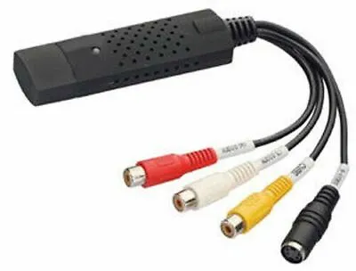 Capture Card USB 2.0 Video VHS To DVD XBOX 360 Grabber Adapter S Video Win 10 • £9.92