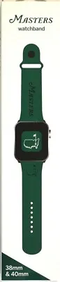 2023 MASTERS (GREEN) APPLE WATCH SILICONE WATCHBAND 38/40 From AUGUSTA NATIONAL • $39.95