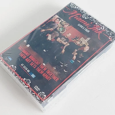 £6.99 • Buy Sealed Miami Ink Complete 4th Series 3x DVD 2008 Tattoo Artist Video Documentary