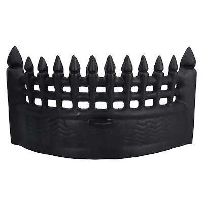 16  Fire Grate Front Fireplace Cast Iron Log Coal Saver Open Basket Castle Metal • £26.56