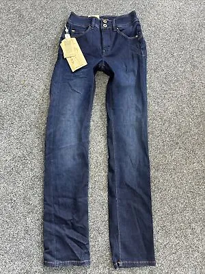 Salsa Secret Slim Jeans Ladies Blue Size W27 L30 (REFA33-4) • £27.99