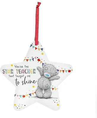Me To You Thank You Star Teacher Keepsake Hanging Ornament • £5