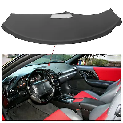 For 1993-1996 Chevrolet Camaro Front Upper Molded Dash Pad Cover Cap In Black • $89.98