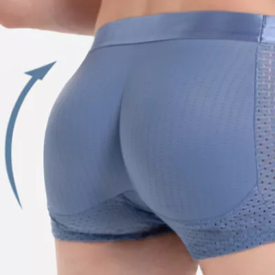 Sexy Mens Padded Briefs Butt Lifter Enhancer Hip Underwear Body Shaper Shorts • $12.42