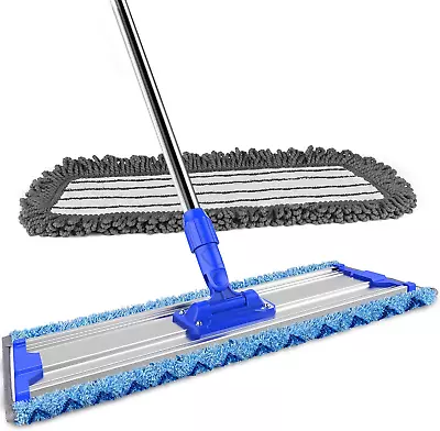 18″ Professional Microfiber Mop For Floor Cleaning Stainless Steel • $48.99