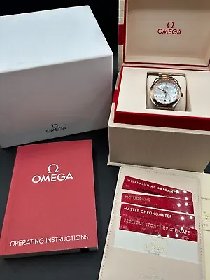 Omega Seamaster Aqua Terra Two-Tone Rose 34mm Watch - 220.20.34.20.55.001 • $7000