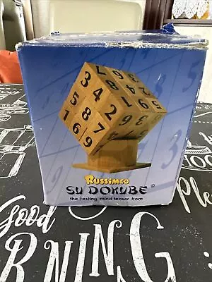 £6.51 • Buy Unused SU DOKUBE Sudoku Mind Teaser Game Gazebo Games 27 Cubes On Stand Boxed