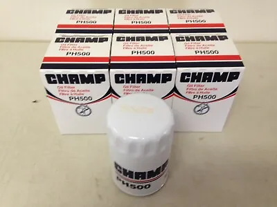 SIX(6) Champ PH500 Oil Filter CASE Fits FL500S PF63 PH10575 57502 L22500 LF637 • $24.96