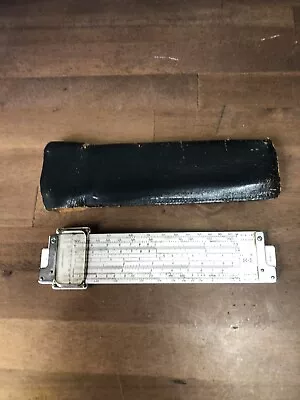 Vintage K&E Keuffel & Esser Slide Rule W/Case Model 4181-1 • $36