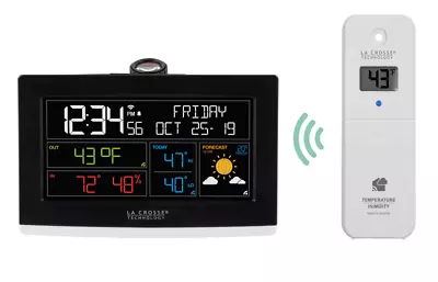 C82929V2 La Crosse Technology Projection Alarm Clock With LTV-TH2 - Open Box • $39.95