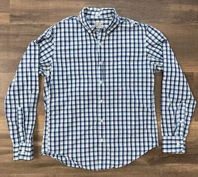 J.Crew Shirt Mens Medium Slim Fit Tailored Button Down Long Sleeve Blue Mens • $13.69