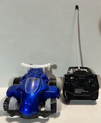 Mindscope Hover-Quad Mini Radio Controlled RC Car Blue Light Up Stunt You • $14