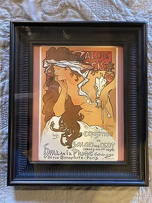 Alphonse Mucha Art Print  Salon Des Cent  Vintage 12 1/2  X 10 3/4  • $39.99