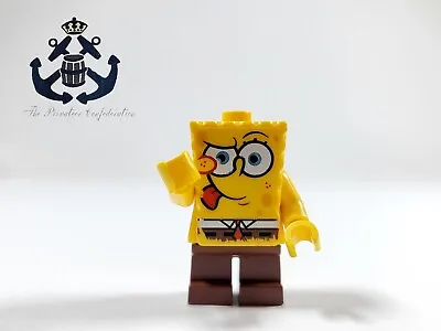 LEGO 2007 Minifigure SpongeBob Intent Look Bob008 For Mrs. Puff's Boating School • $7.15