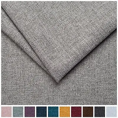 £0.99 • Buy Malbec Linens Soft Plain Linen Look Heavy Furnishing Upholstery Fabric