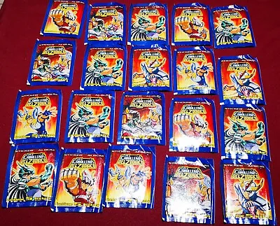 20 Boosters Caballeros Del Zodiaco Saint Seiya Stickers 100 Pcs Retro 2004 MEX • $25