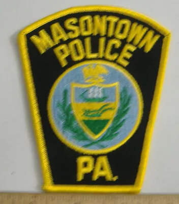 Masontown   Pennsylvania   Police Fabric   Patch • $7.95