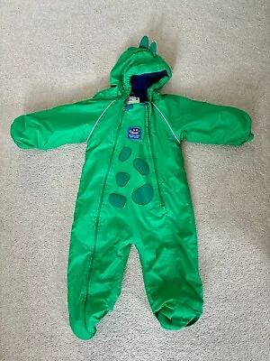 Jojo Maman Bebe Waterproof Fleece Lined Puddle Suit / Snowsuit 12 - 18 Months • £20