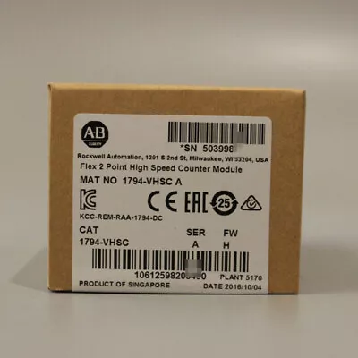 1794-VHSC AB Flex I/O Ultra High Speed Counter Mod 1794-VHSC Brand New Sealed GN • $669.90