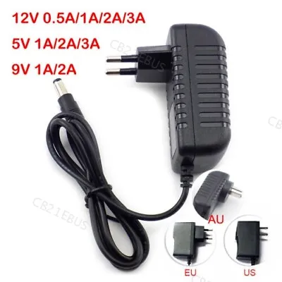 DC AC 5V 12V 1A 2A 3A Power Supply Adapter Charger For LED Strip Light CCTV B21 • $4.28