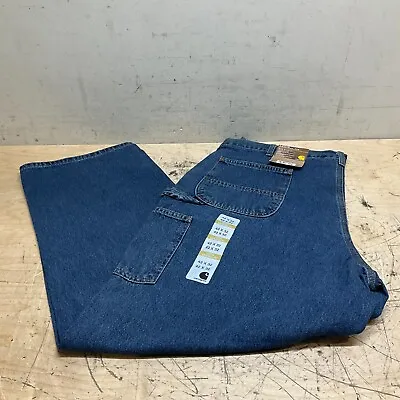 Carhartt Loose Original Fit Dungaree Work Cargo Jeans B13 DST Men's Size 42x32 • $31.41