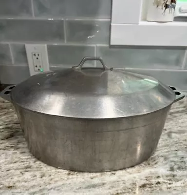 Vintage Super Maid Supreme Cookware Roasting Pan With Lid Great Condition • $49