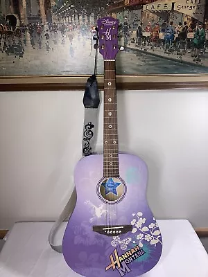 Vintage Hannah Montana Guitar HMDA34 By Washburn With Embroidered Strap • $80