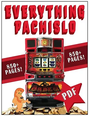 Pachislo Slot Machine Manual 900+ Pages EVERYTHING PACHISLO • $15.99