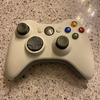 Authentic Official Microsoft Xbox 360 White Controller! Works! OEM • $10