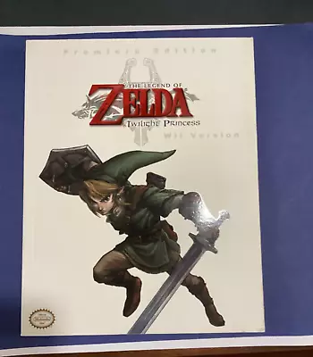 Legend Of Zelda Twilight Princess W/ Poster Wii Strategy Guide Premiere Edition • $6.50