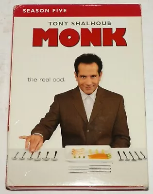 Monk Season 5 DVD (4-Disc Set) 2007 • $5.95