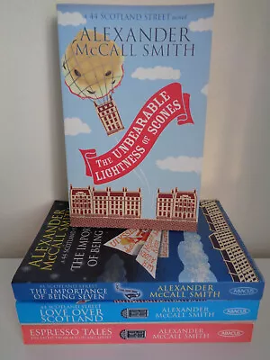 4 X ALEXANDER MCCALL SMITH 44 Scotland Street Book Bundle (Abacus 2005) (#157) • £4.99