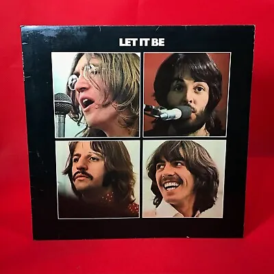 THE BEATLES Let It Be 1970 UK Vinyl LP Get Back Two Of Us Dig A Pony I Me Mine B • £44.68