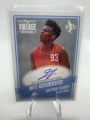 $2.99 • Buy 2021-22 Onyx Vintage Signatures Day'Ron Sharpe Auto /50 #VADS