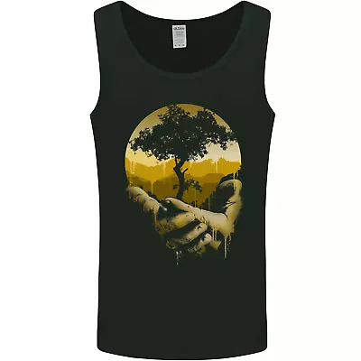 Forsaken Planet Environment Climate Change Mens Vest Tank Top • £10.49