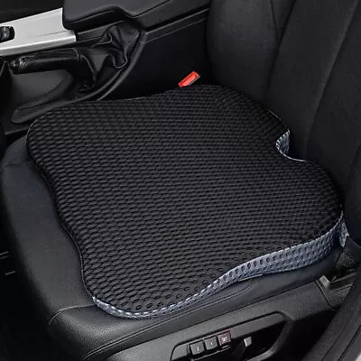 Universal Memory Foam Car Seat Cushion Driving Wedge Pad Booster Driver Pillow • £0.01