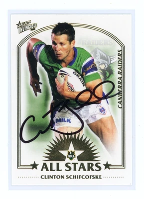 $3.28 • Buy ✺Signed✺ 2006 Select Clinton Schifcoske (Raiders) ALL STARS Signed NRL Card