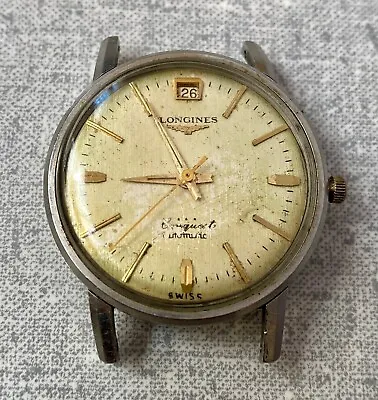 Longines Conquest Automatic Watch Cal 291 Men's Vintage Ref 9024 2 Beige Dial • $220