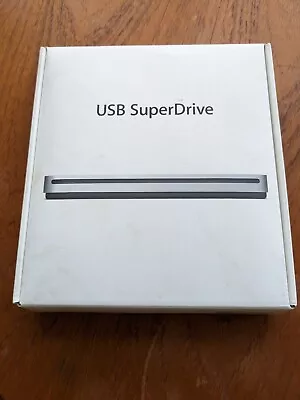 £0.99 • Buy Apple USB SuperDrive DVD Re-Writer - Silver (MD564ZM/A)