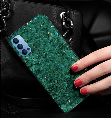 $19.80 • Buy For OPPO A77 5G A74 A16s A57s Case Cover Luxury Bling Marble Soft Glitter Drops