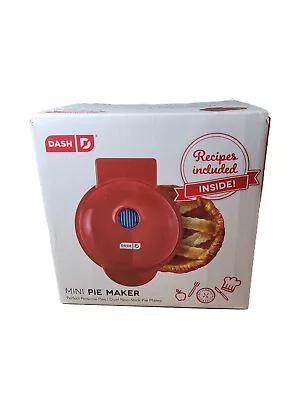 Dash Mini Pie Maker In Red Dual Non Stick Pie Plates New In Box • $21.76