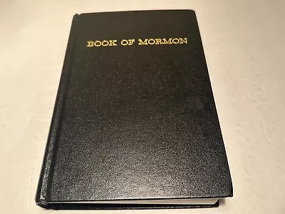 THE BOOK Of MORMON LDS 1987 Church Of Latter Day Saints Missionary Bible • $16.99