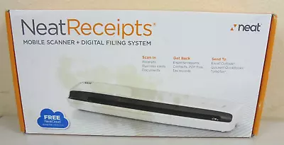 Neat Receipts Mobile Scanner + Digital Filing System NM-1000 Store Organize NEW • $60