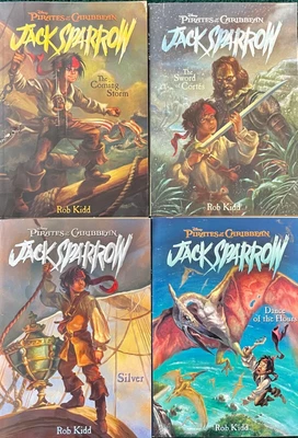 $8.99 • Buy Lot Of 4  Jack Sparrow  Books By Rob Kidd ~ Pirates Of The Caribbean ~ 1 4 6 9