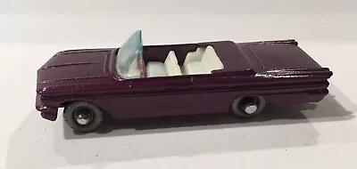 Lesney Matchbox Custom #39 Purple Pontiac Convertible. • $45