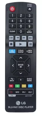 Genuine Universal LG BLU RAY DVD Player Remote Control • £12.95