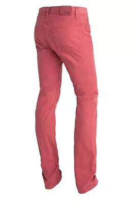 J Brand Mens Kane Twill Slim Straight Leg Jeans In Artisan Frenzy Red Size 36 • $79