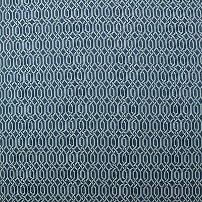 P Kaufmann Interlace Ocean Blue Geometric Trellis Furniture Fabric By Yard 54 W • $12.99